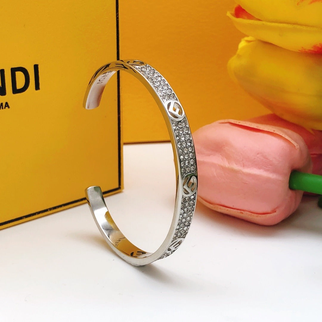 Fendi Pave Bracelet