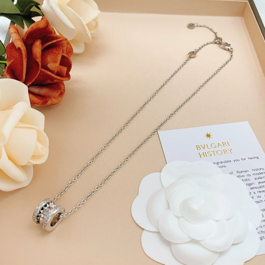Bvlgari Silver Brass Necklace