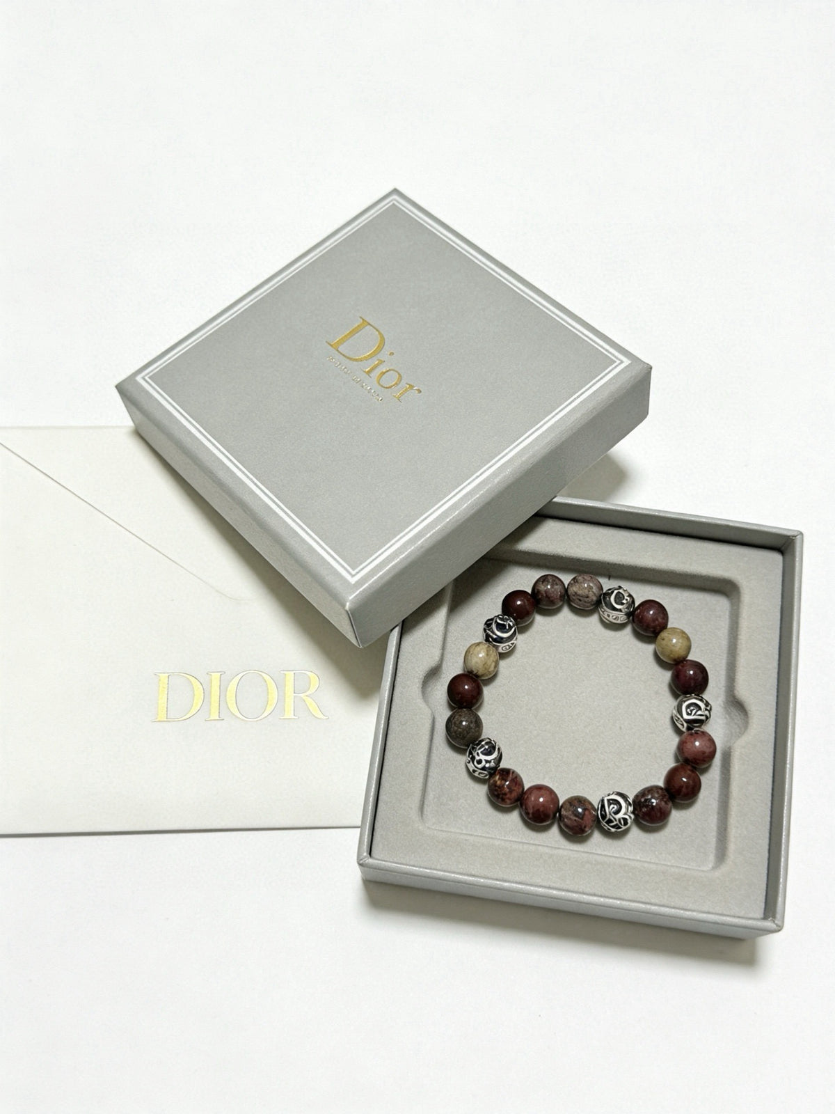 Dior Sterling Silver Vintage-Finish Bracelet