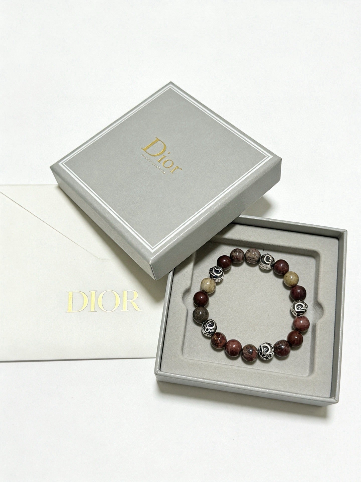 Dior Sterling Silver Vintage-Finish Bracelet