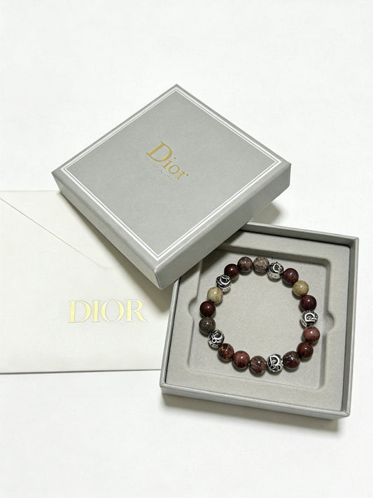 Dior Sterling Silver Vintage-Finish Bracelet