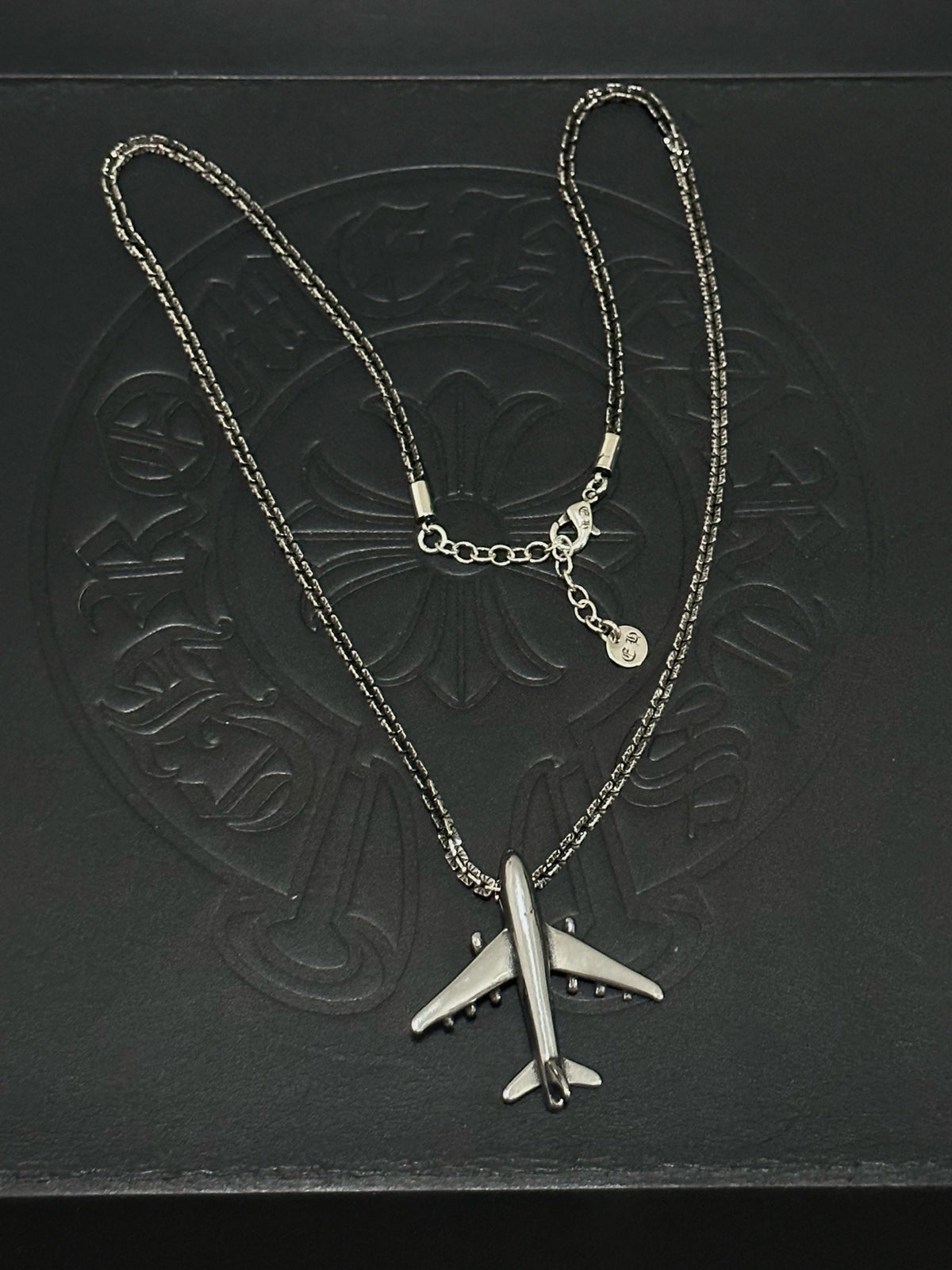 Chrome Hearts Sterling Silver Cross Necklace