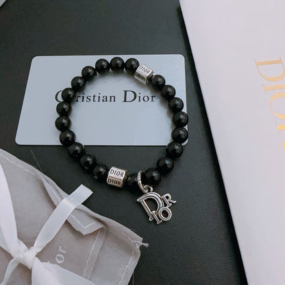 Dior Sterling Silver Vintage-Finish Bracelet