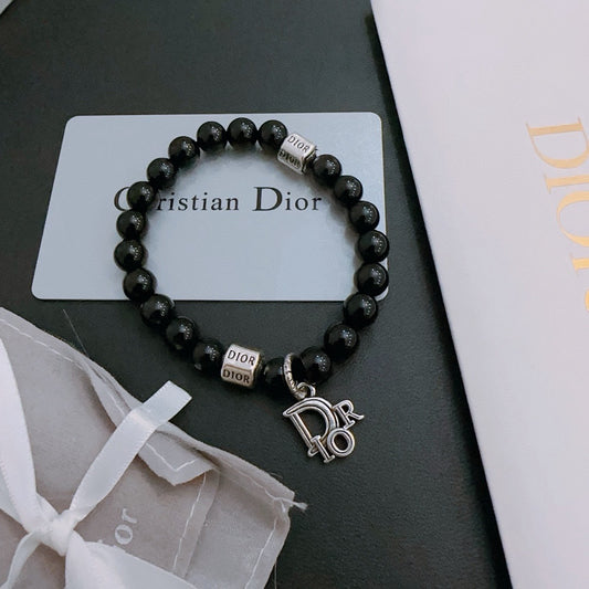 Dior Sterling Silver Vintage-Finish Bracelet