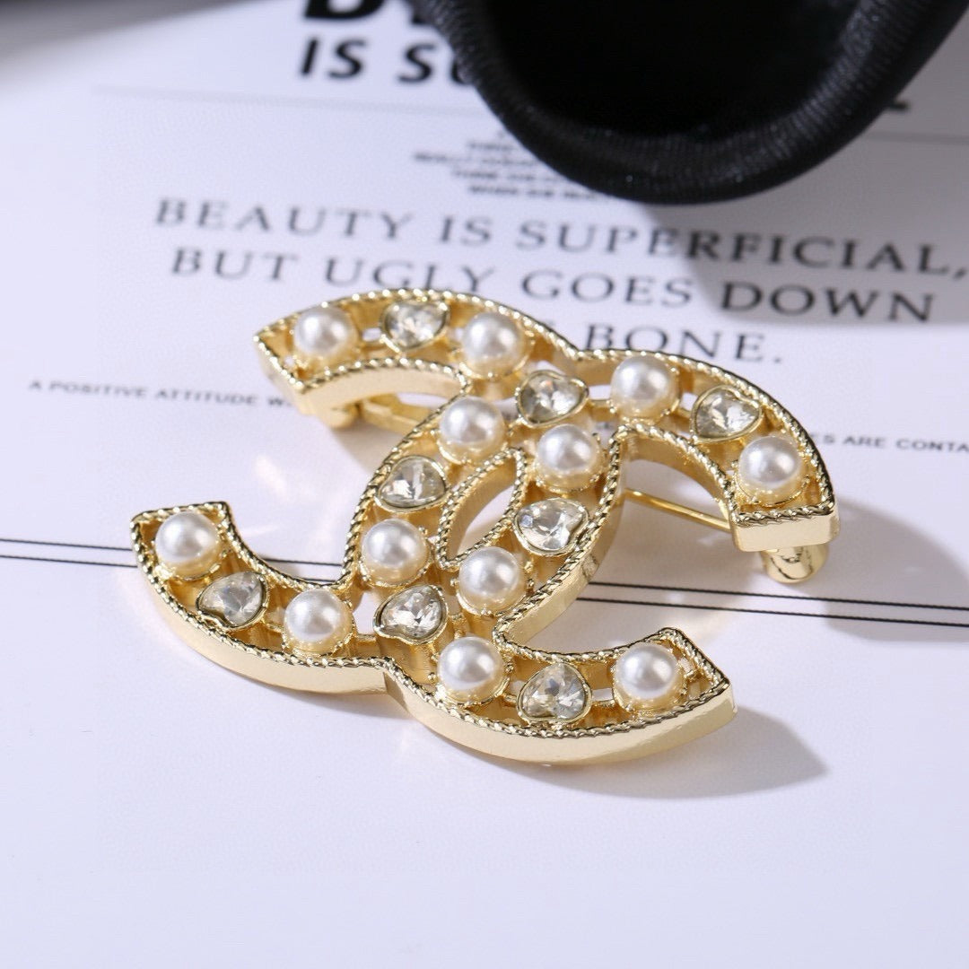 Chanel Heart Brooch