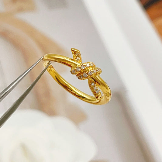 Tiffany & Co. Gold Brass Knot Ring