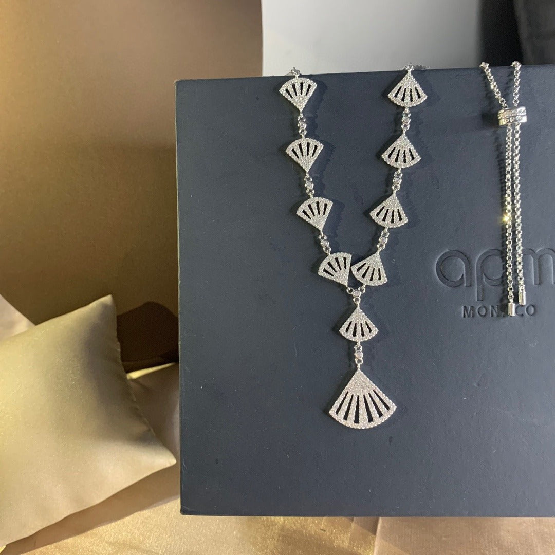 APM Monaco White Necklace