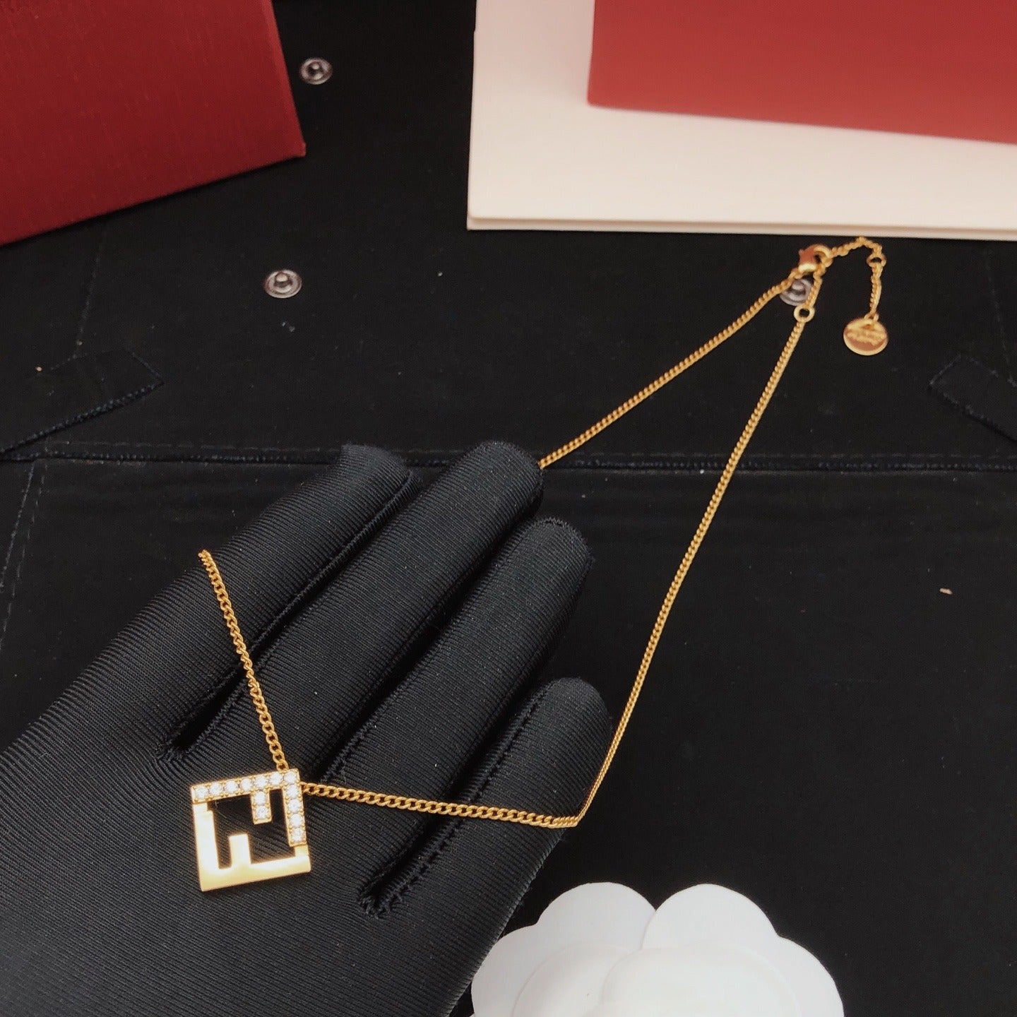 Fendi Brass Necklace
