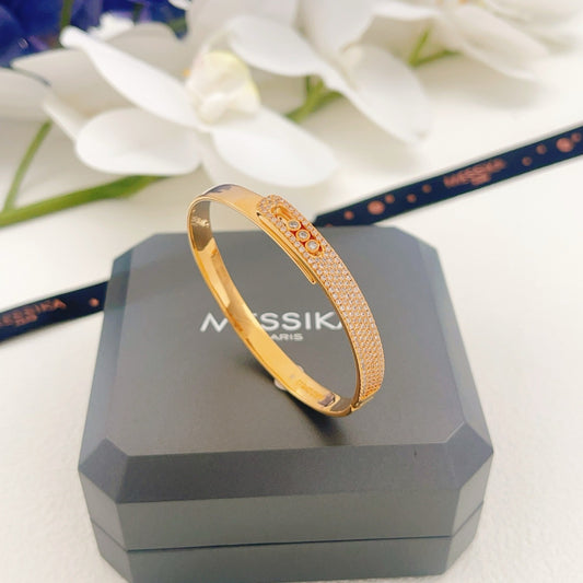 Messika Brass Pave Bracelet