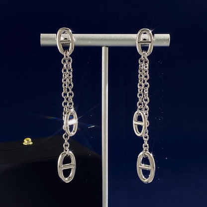 Hermes Gold Tassel Earrings