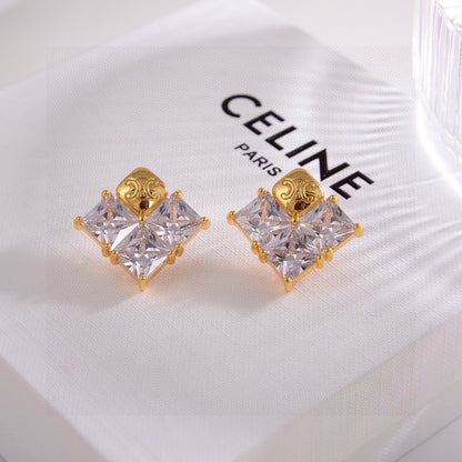 Celine Brass Earrings