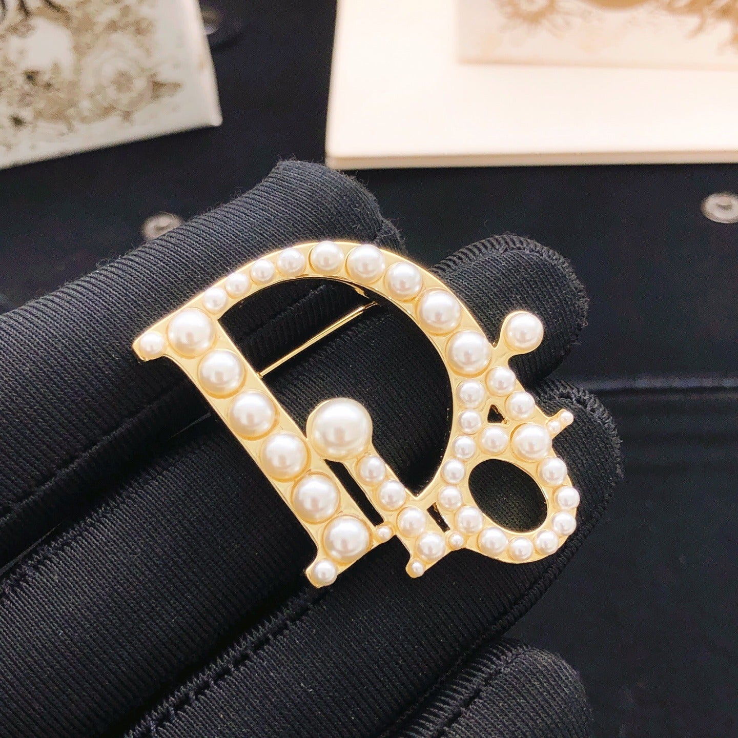 Dior Brass Brooch