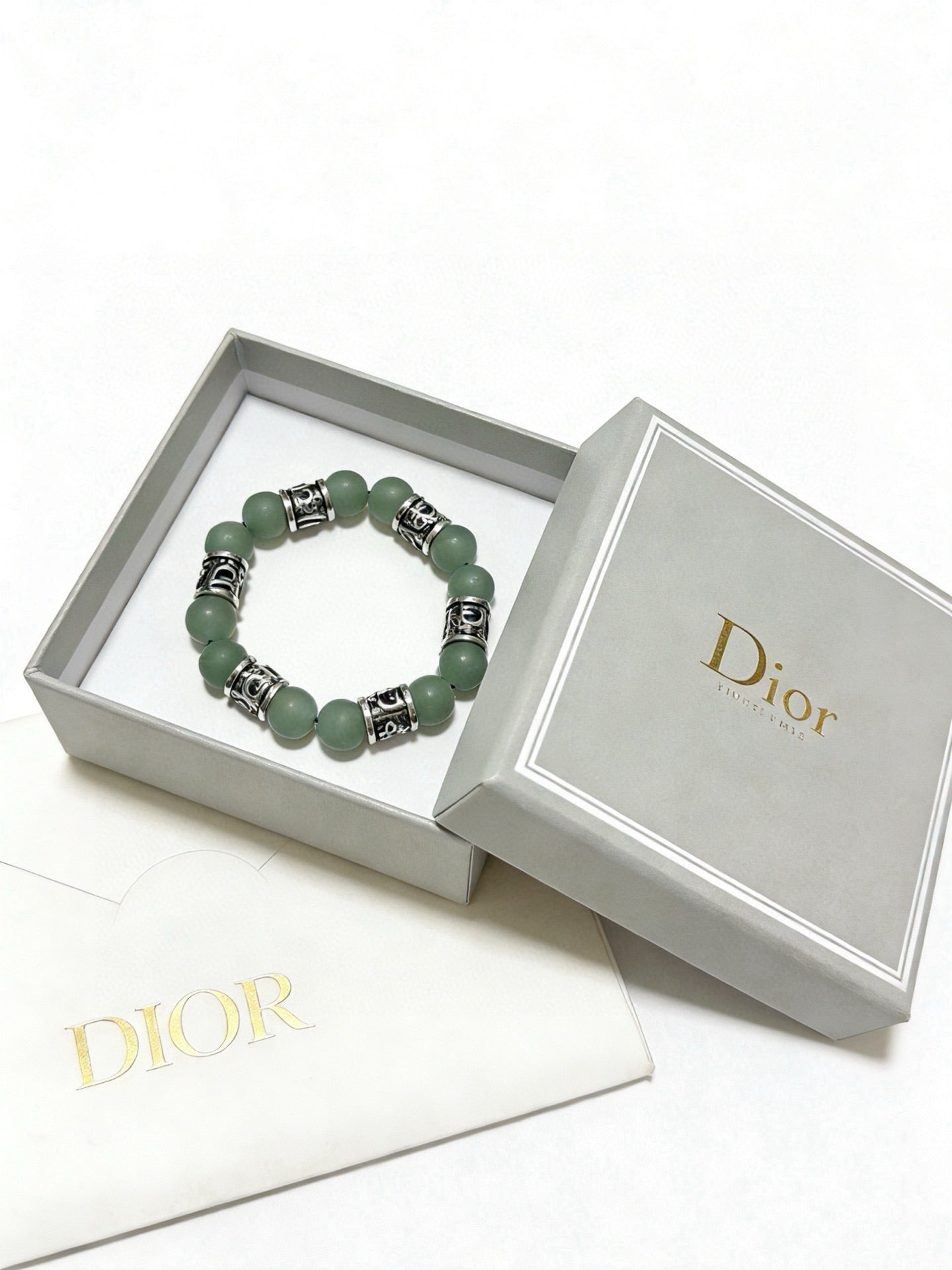 Dior Sterling Silver Vintage-Finish Bracelet