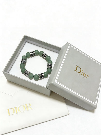 Dior Sterling Silver Vintage-Finish Bracelet