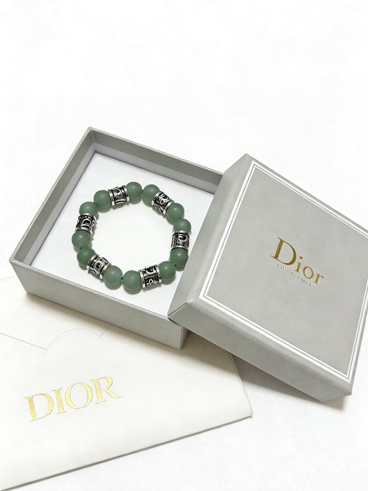 Dior Sterling Silver Vintage-Finish Bracelet