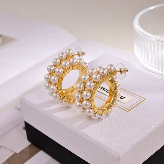 Miu Miu Pearl Earrings