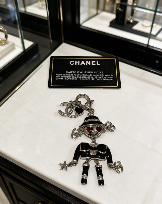 Chanel Vintage-Finish Keychain