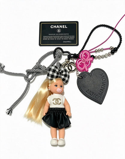 Chanel Vintage-Finish Keychain
