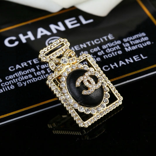 Chanel Lambskin Leather Brooch