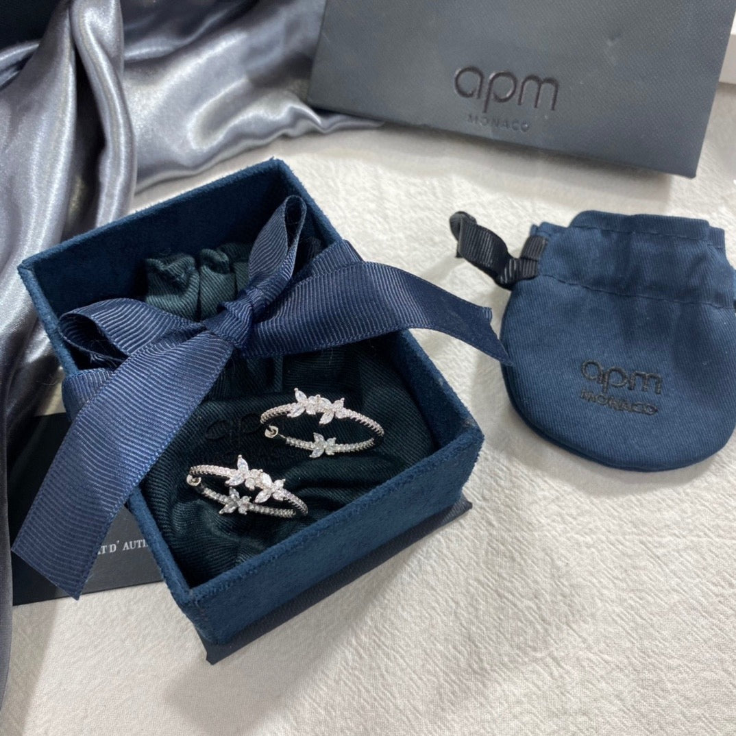 Unbranded White Butterfly Earrings