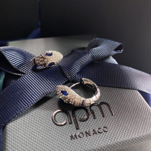 APM Monaco Serpent Earrings