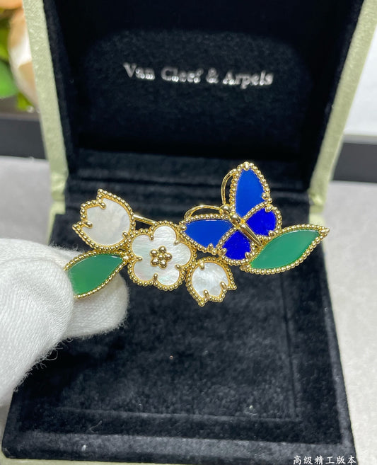 Van Cleef & Arpels Gold Butterfly Brooch