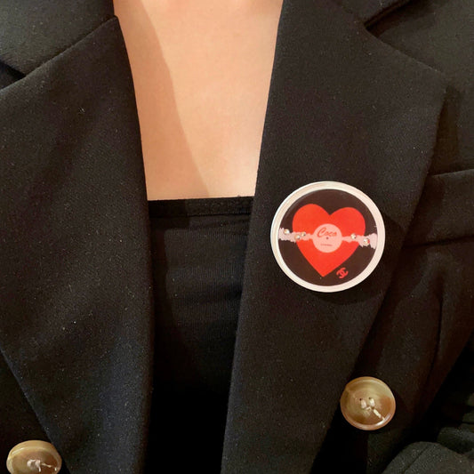Chanel Heart Brooch
