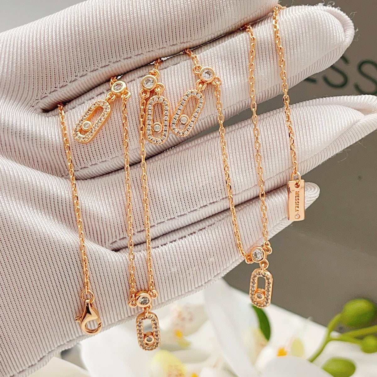 Messika Brass Tassel Necklace