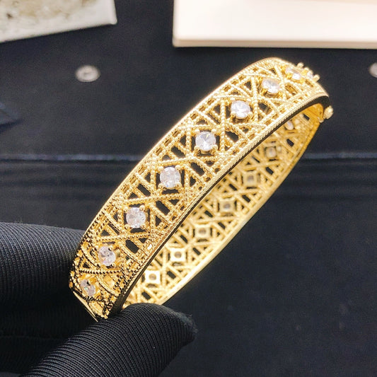 Dior Brass Openwork Bracelet