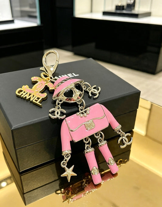 Chanel Vintage-Finish Keychain