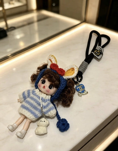 Chanel Vintage-Finish Keychain