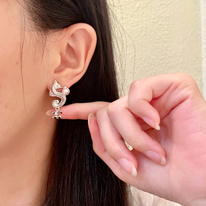 Chanel Pearl Earrings