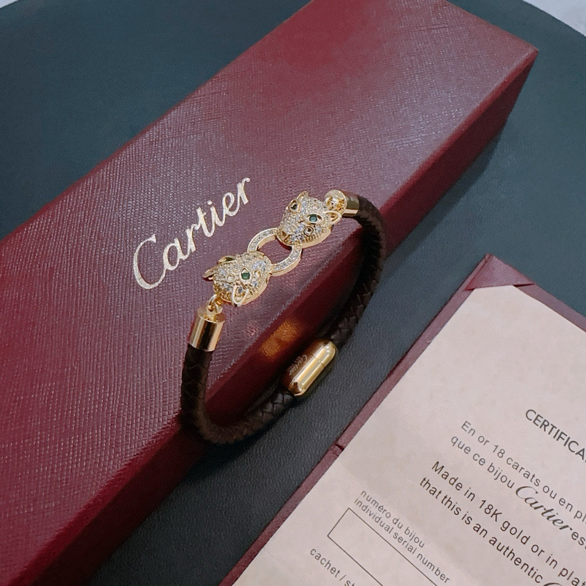 Cartier Leather Bracelet