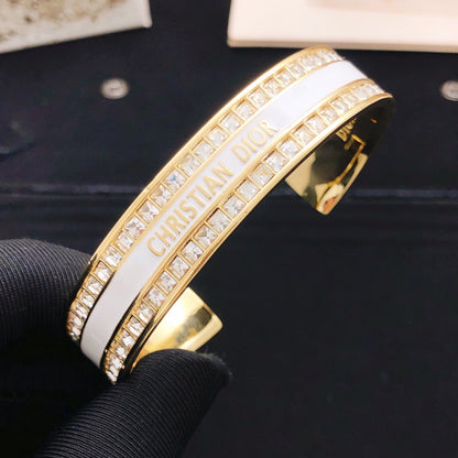 Dior White Brass Bracelet