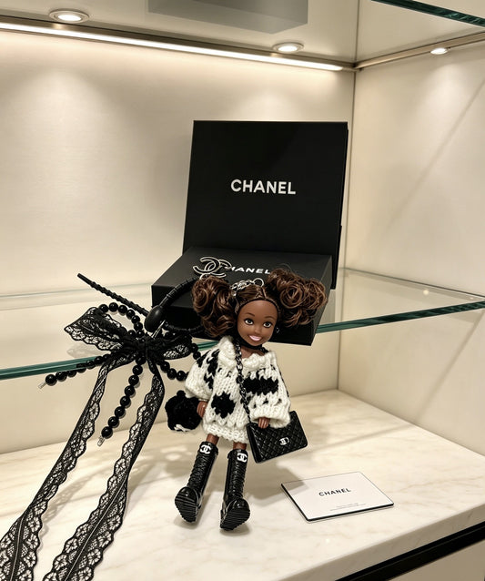 Chanel Vintage-Finish Keychain