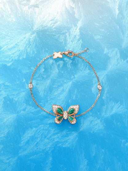 Unbranded Sterling Silver Butterfly Bracelet