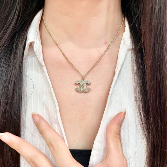 Chanel Logo Necklace