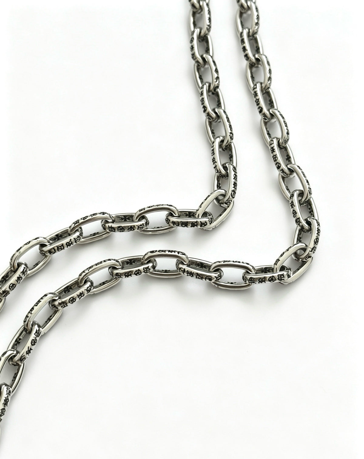 Chrome Hearts Sterling Silver Cross Necklace