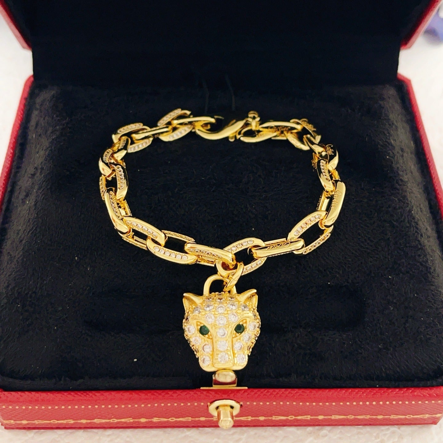 Cartier Gold Brass Bracelet