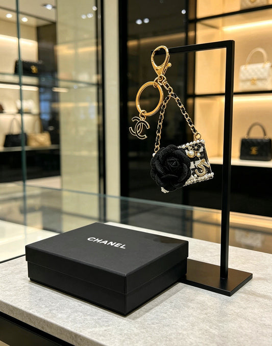 Chanel Vintage-Finish Keychain