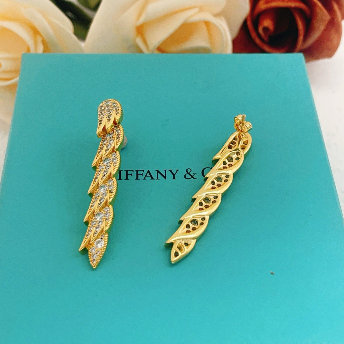 Tiffany & Co. Gold Brass Earrings