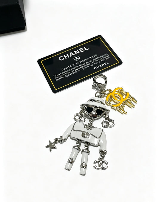 Chanel Vintage-Finish Keychain