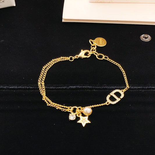 Dior Brass Star Bracelet