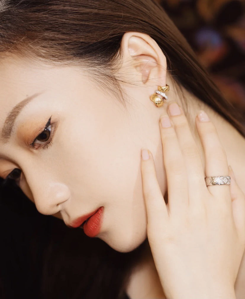 Chanel Crystal Earrings