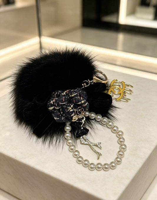 Chanel Vintage-Finish Keychain