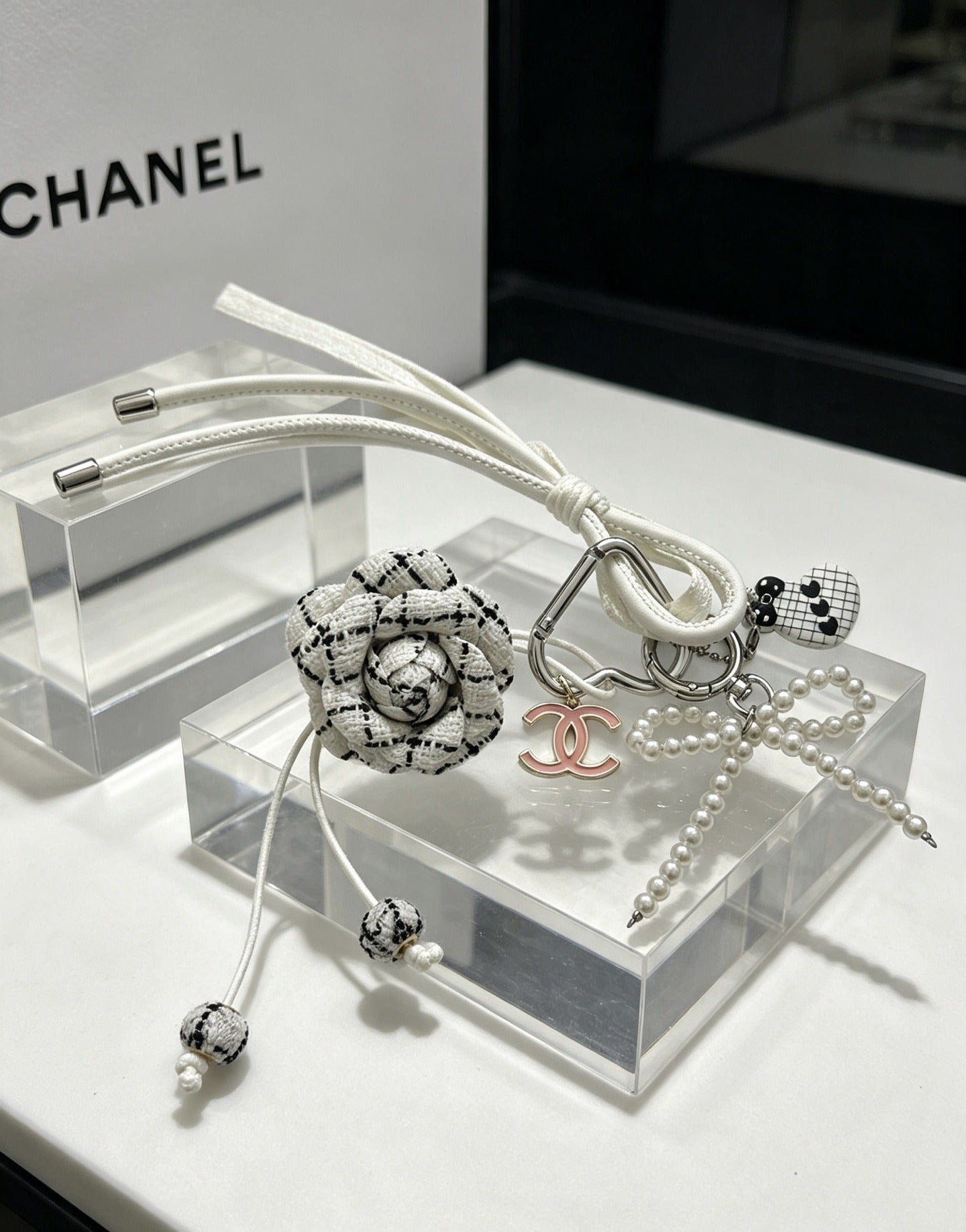Chanel Vintage-Finish Keychain