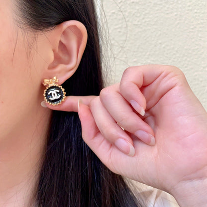 Chanel Bow Earrings
