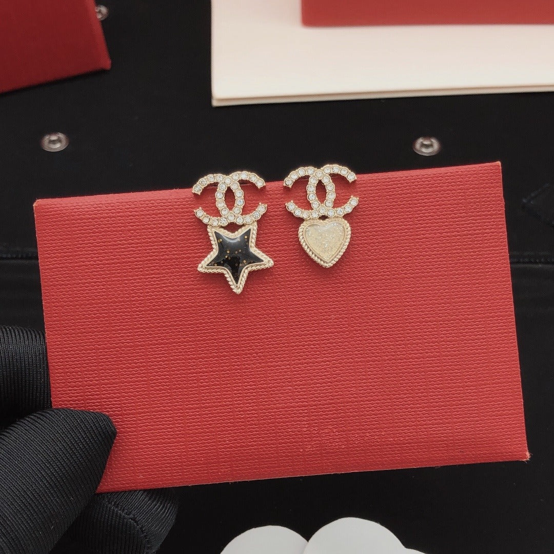 Chanel Heart Earrings