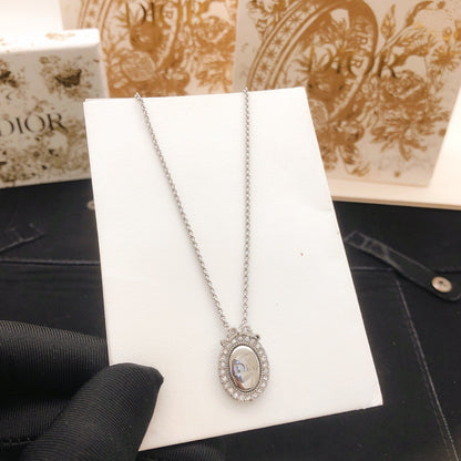 Dior Brass Bow Necklace