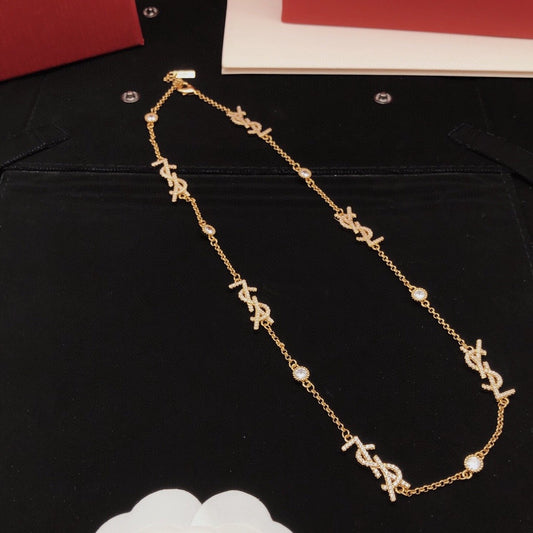 Saint Laurent Brass Necklace
